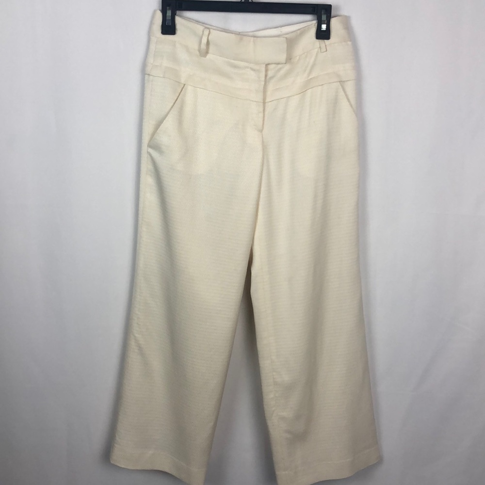 VERONICA BEARD TEXTURED DRESS PANTS TROUSERS